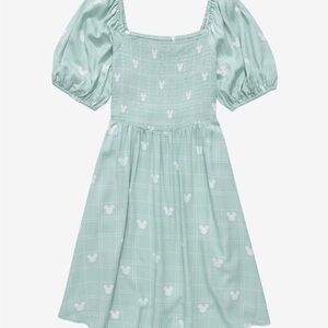 Disney Mint Green Puff Sleeve Dress